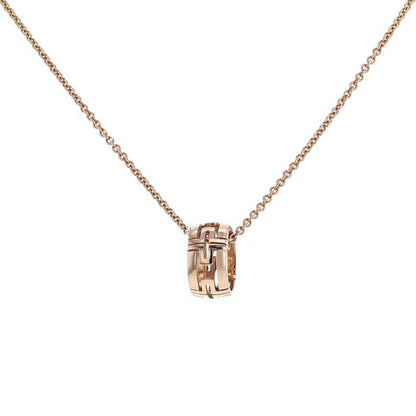 [Kincade Jewelrys]PARENTESI NECKLACE PINK GOLD