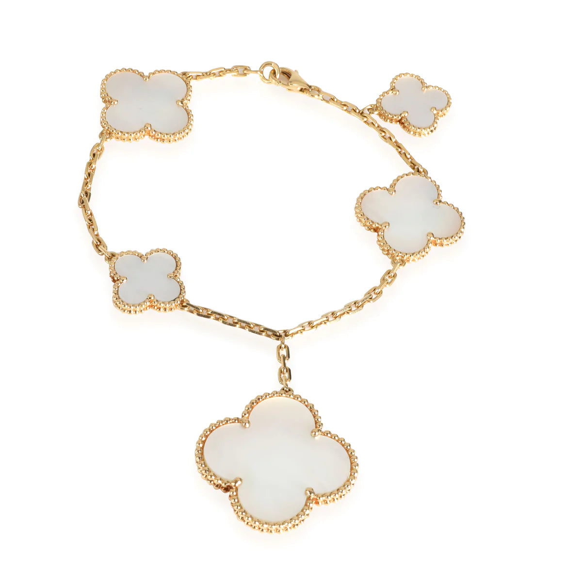 [Kincade Jewelrys]MAGIC CLOVER MOP GOLD BRACELET 5 MOTIFS