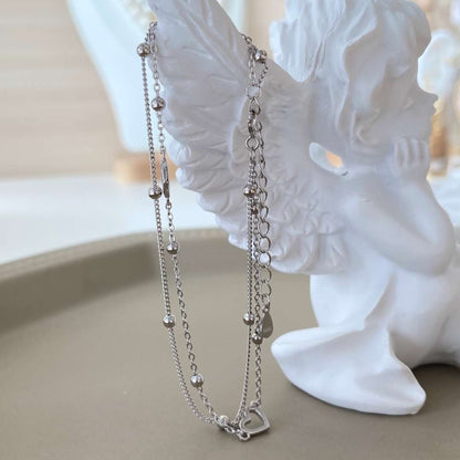 [Kincade]Dainty Double Layer Love Heart Bracelet