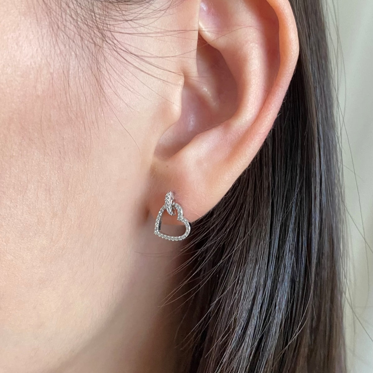 [Kincade Jewelrys]Dainty Heart Shape Earrings