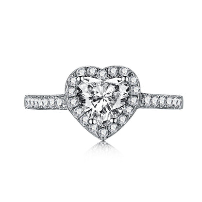 [Kincade Jewelrys]Eternity Splashy Romantic Heart Shape Lover Ring