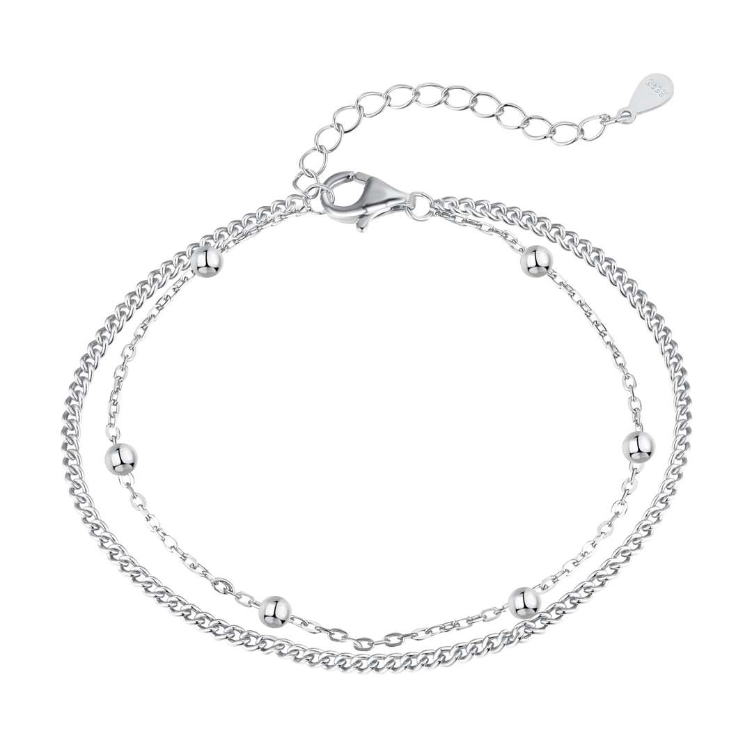 [Kincade Jewelrys]Delicate Bead Double Layer Bracelet