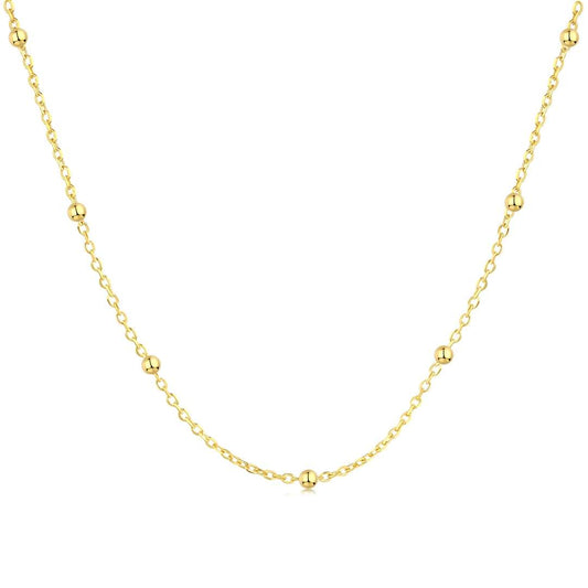 [kincade]Small Bead Clavicle Chain Simple Necklace