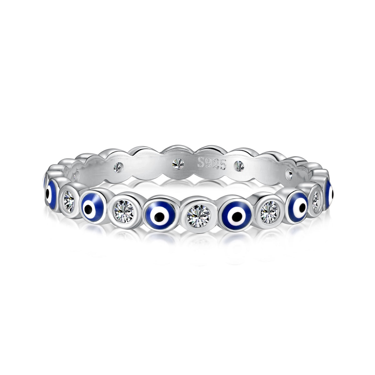 [Kincade Jewelrys]Sparkling Vibrant Round Shape Daily Ring