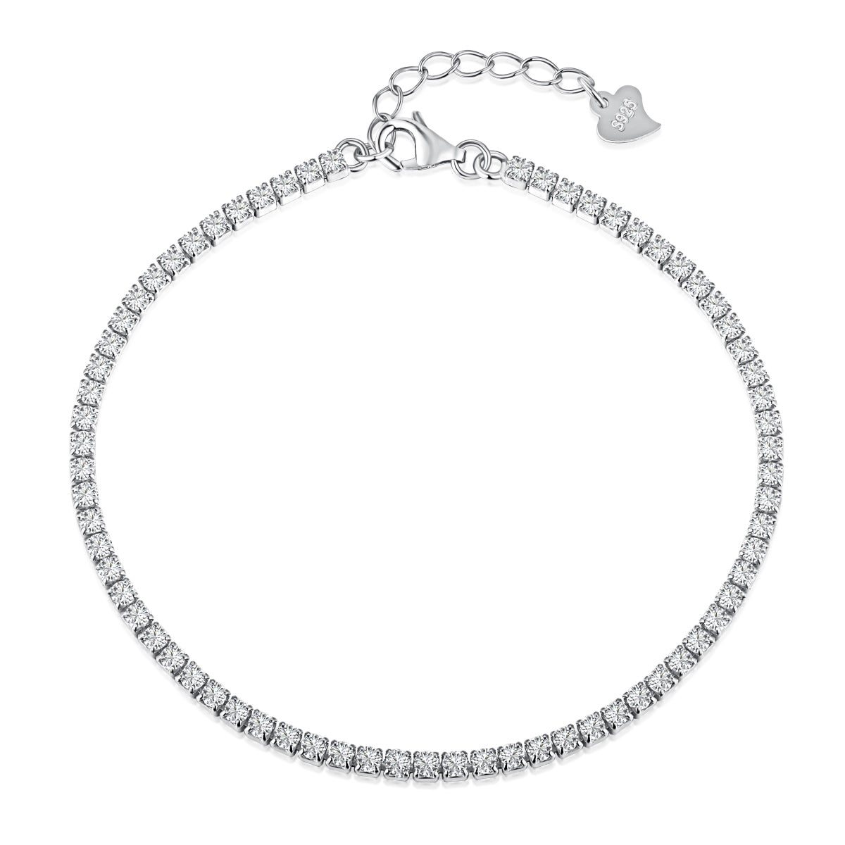 [Kincade Jewelrys]Radiant Shinning Princess Cut Tennis Bracelet