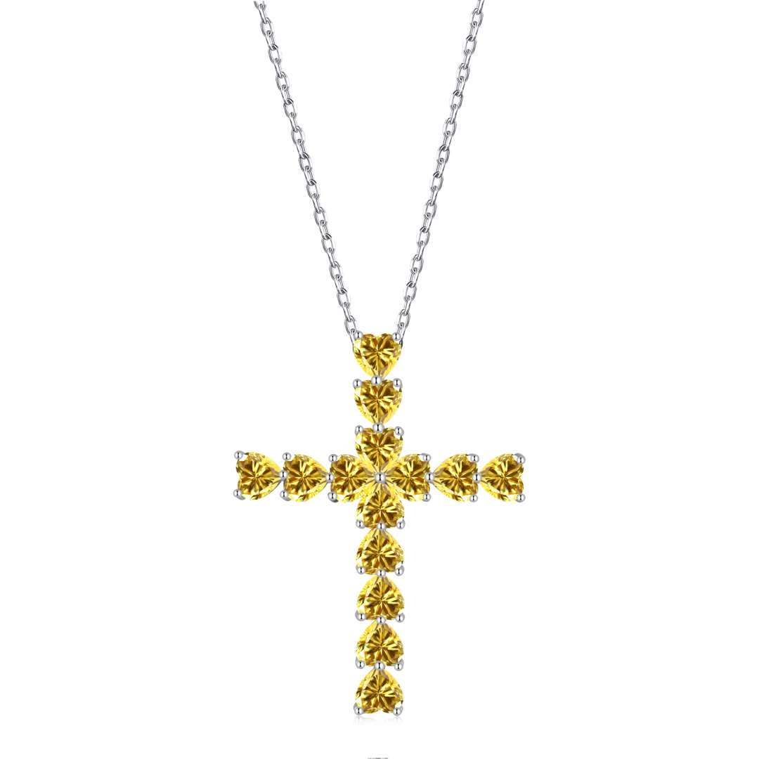 [Kincade Jewelrys]Radiant Cross Shape Necklace