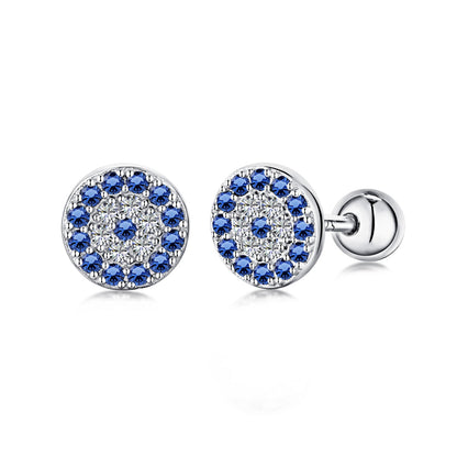 [Kincade]Devil's Eye Ear Bone Nail Earrings