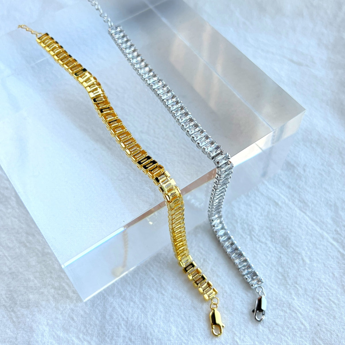 [Kincade Jewelrys]Exquisite Emerald Cut Daily Bracelet