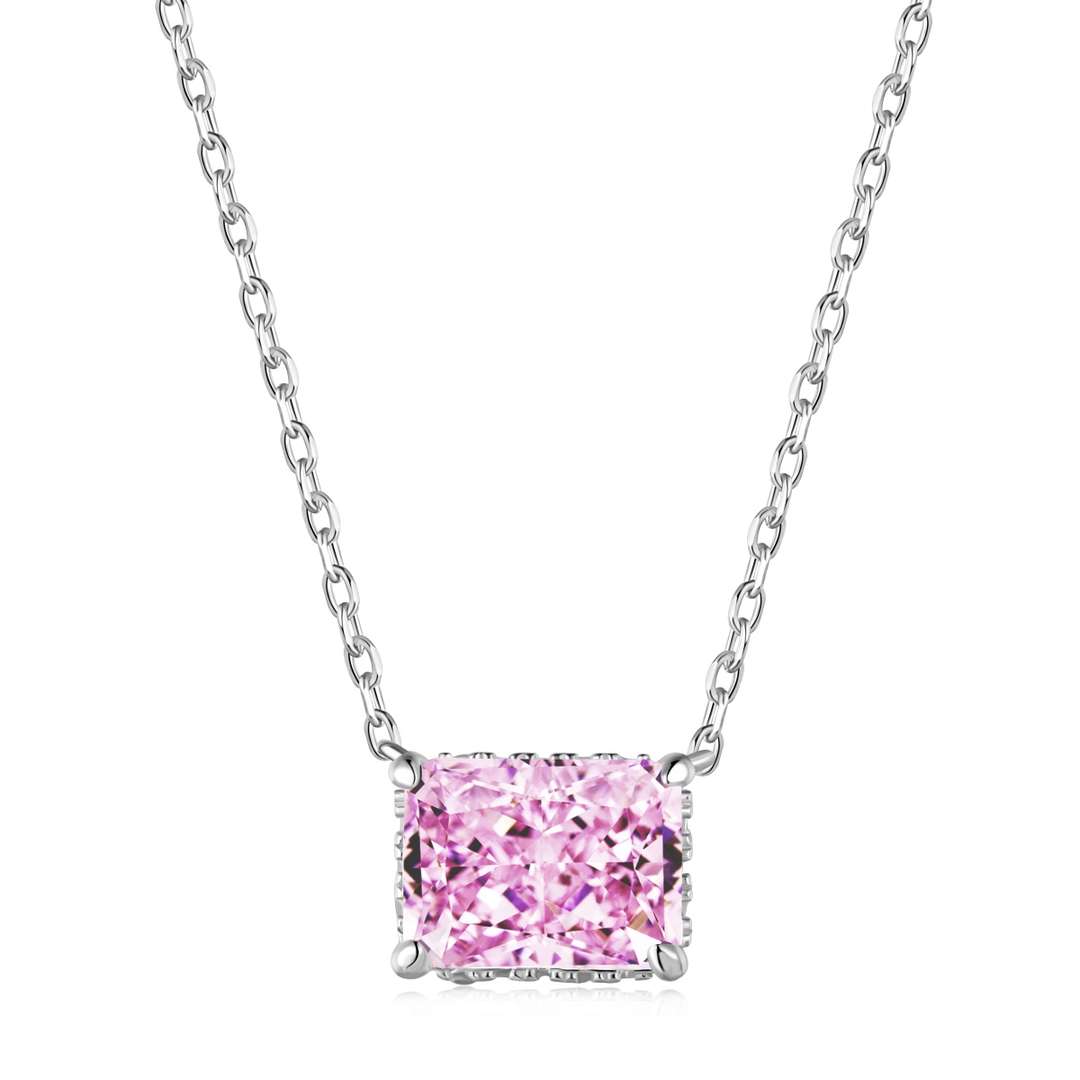 [Kincade Jewelrys]Luxurious Square Shape Colorful Necalack