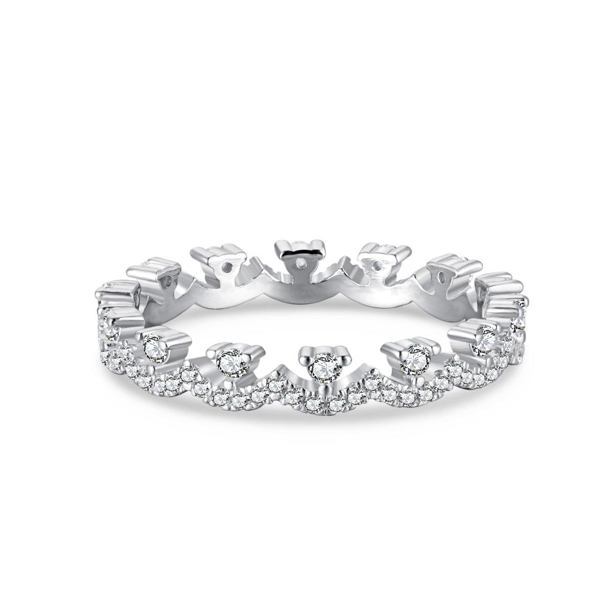 [Kincade Jewelrys]Elegant Resplendent Round Shape Party Ring