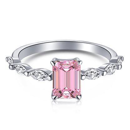 [Kincade Jewelrys]1.0 Carat Dainty Resplendent Radiant Cut Daily Ring