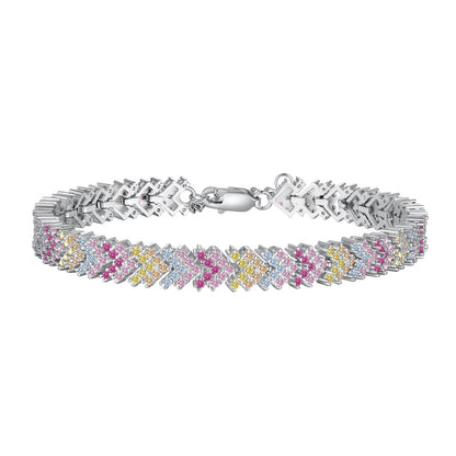 [Kincade Jewelrys]Ornate Sparkling Round Cut Party Bracelet