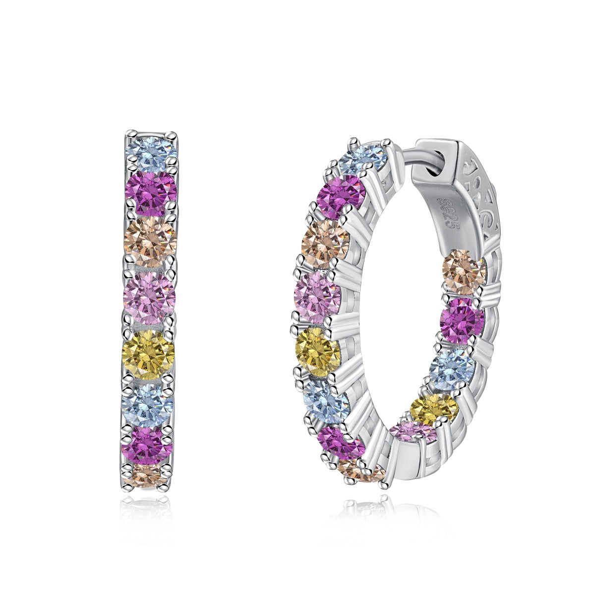 [Kincade Jewelrys]Unique Round Cut Daily Earrings