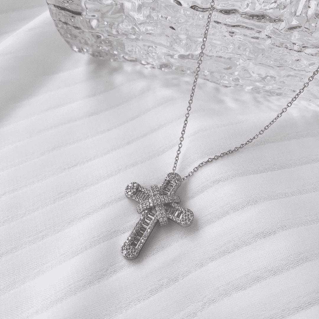 [Kincade Jewelrys]Gypsophila With Dimonds Necklace