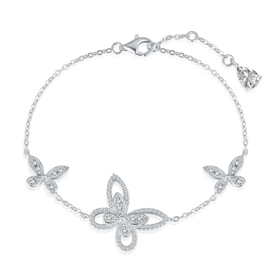 [kincade]Delicate Butterfly Pendant Bracelet