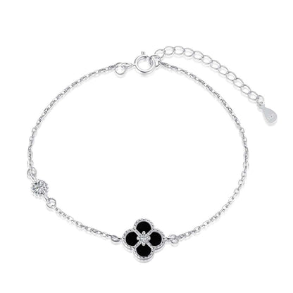 [Kincade Jewelrys]Delicate Four Leaf Clover Bracelet