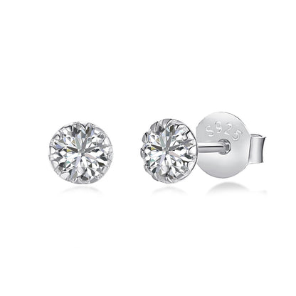 [Kincade Jewelrys]Sparkling Colorful Round Shape Earrings