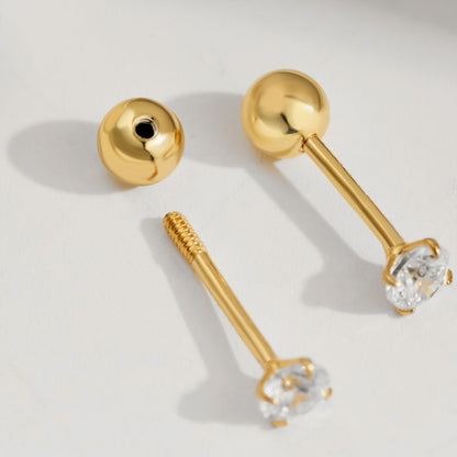 [Kincade]Pendientes únicos de hueso en forma de U para la oreja