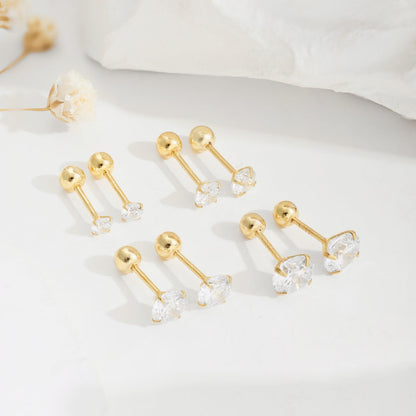 [Kincade]Pendientes únicos de hueso en forma de U para la oreja