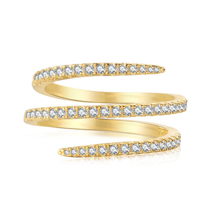 [Kincade Jewelrys]Unique Vibrant Entangle Daily Ring