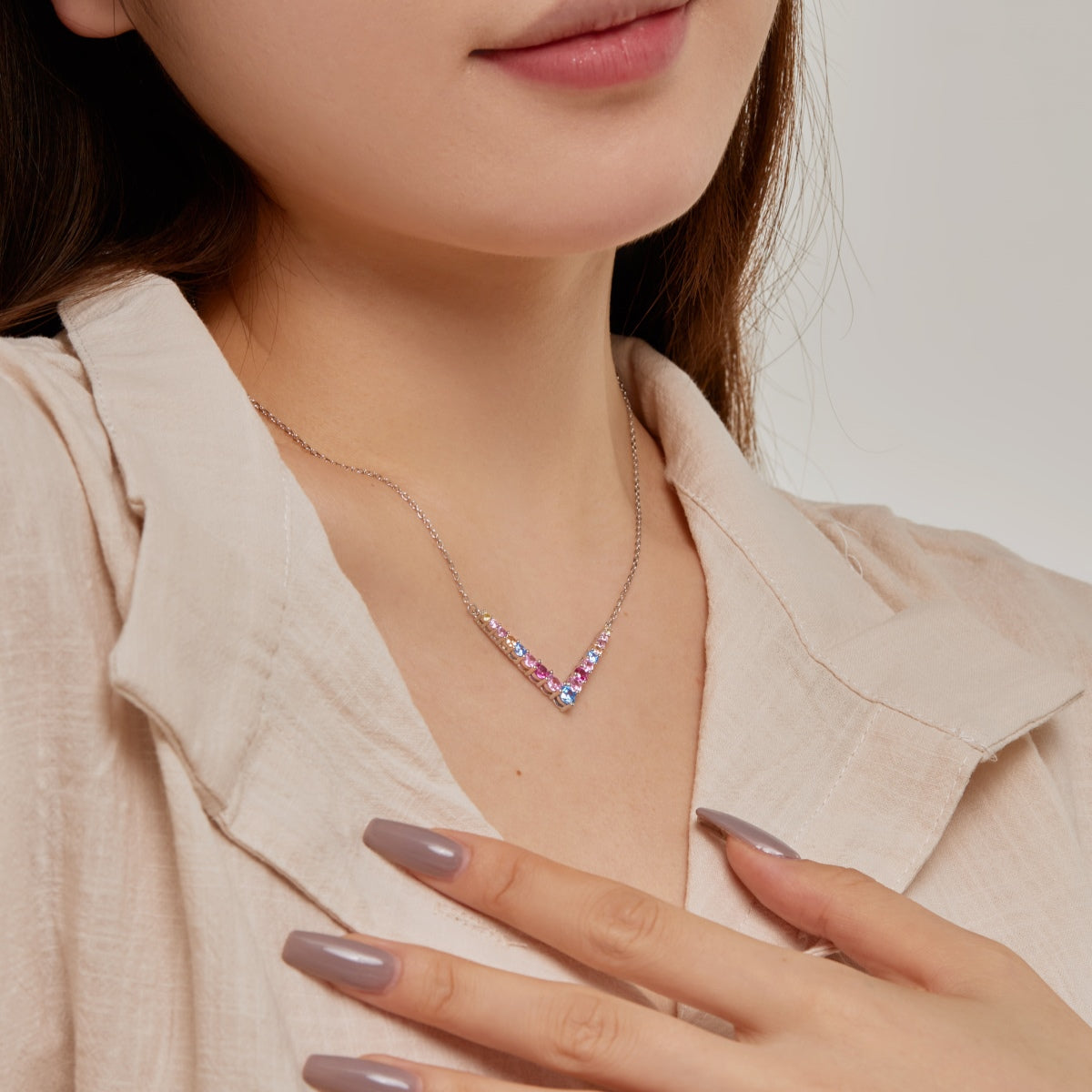 [Kincade Jewelrys]Ornate Round Cut Necklace