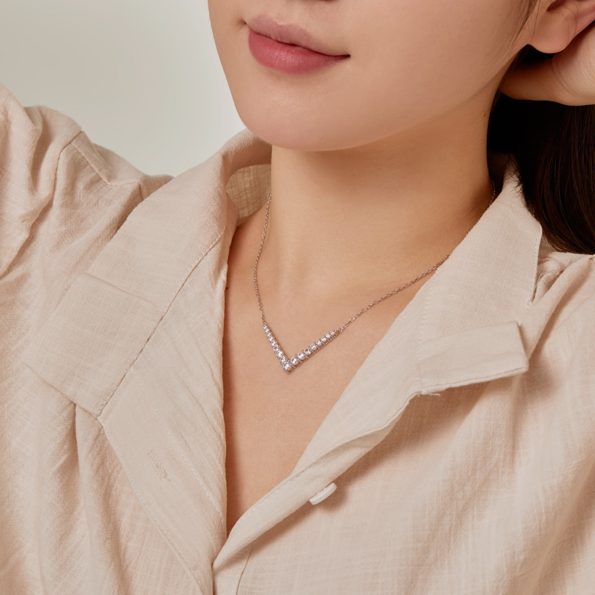 [Kincade Jewelrys]Ornate Round Cut Necklace