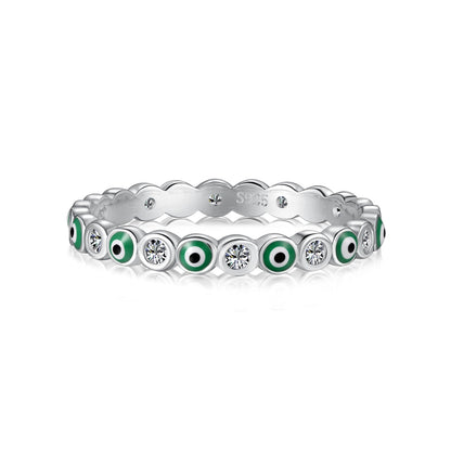 [Kincade Jewelrys]Sparkling Vibrant Round Shape Daily Ring