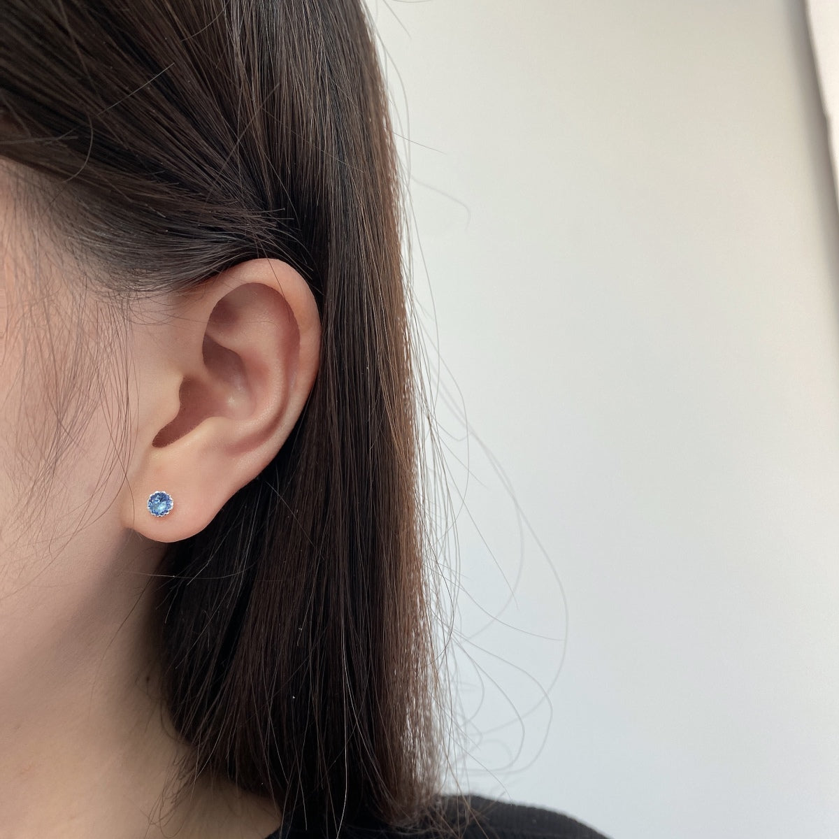 [Kincade Jewelrys]Sparkling Colorful Round Shape Earrings