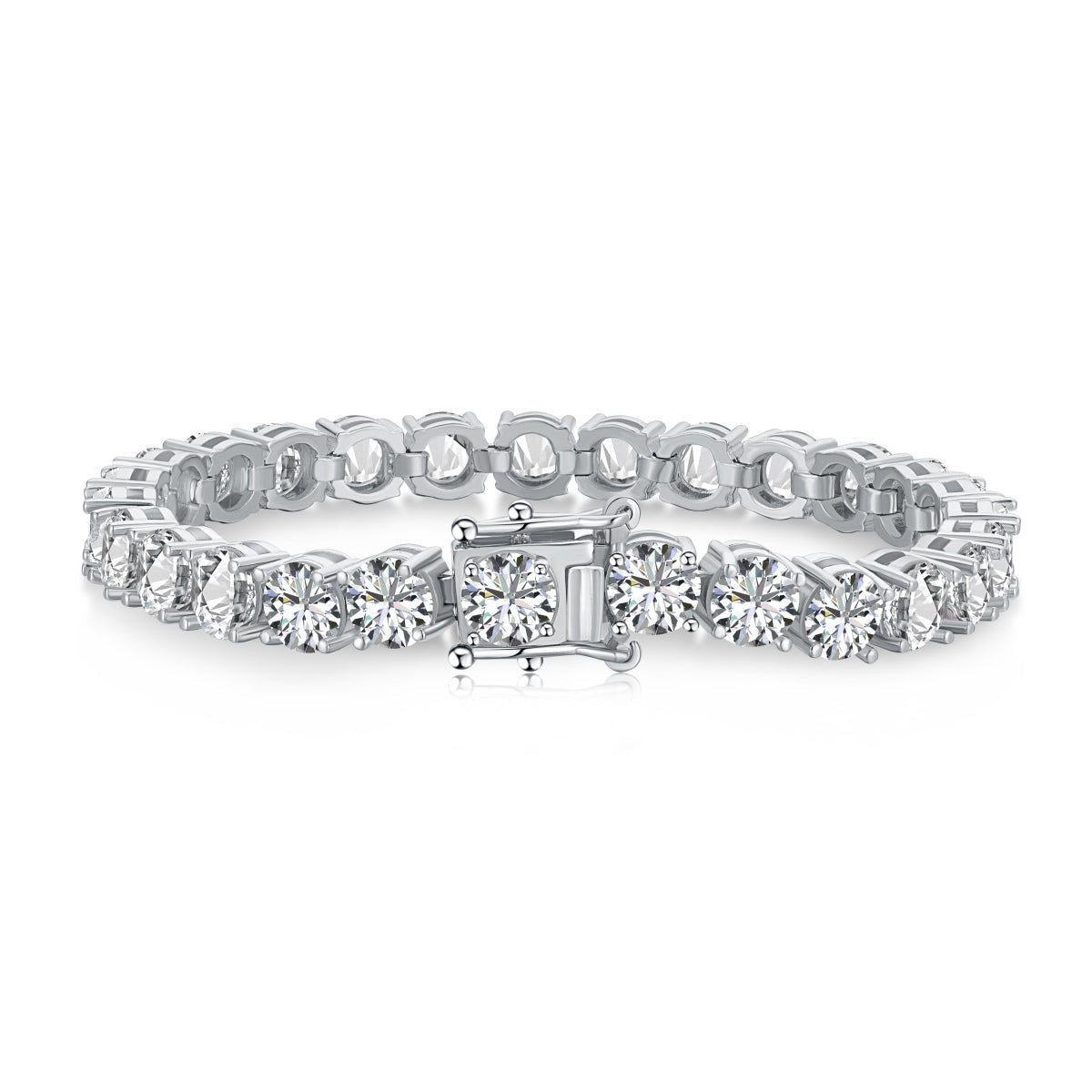 [Kincade Jewelrys]0.75 Carat Dazzling Round Cut Wedding Bracelet