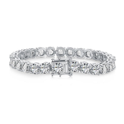 [Kincade Jewelrys]0.75 Carat Dazzling Round Cut Wedding Bracelet