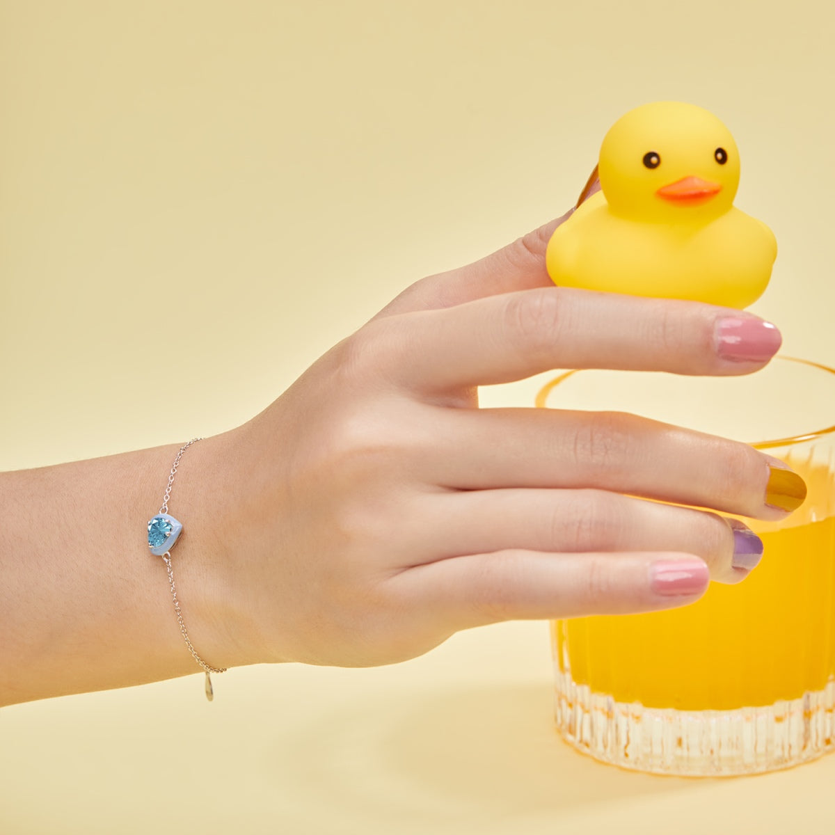 [Kincade Jewelrys]Sparkling Romantic Heart Shape Lover Bracelet