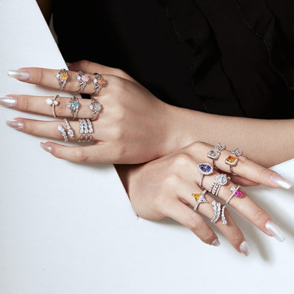 [Kincade Jewelrys]Unique Vivid Snake Shape Daily Ring