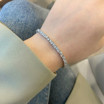 [Kincade]Dazzling Romantic Heart Shape Lover Bracelet