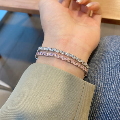 [Kincade]Dazzling Romantic Heart Shape Lover Bracelet