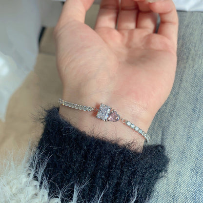 [Kincade Jewelrys]Dazzling Unique Multi Shape Lover Bracelet