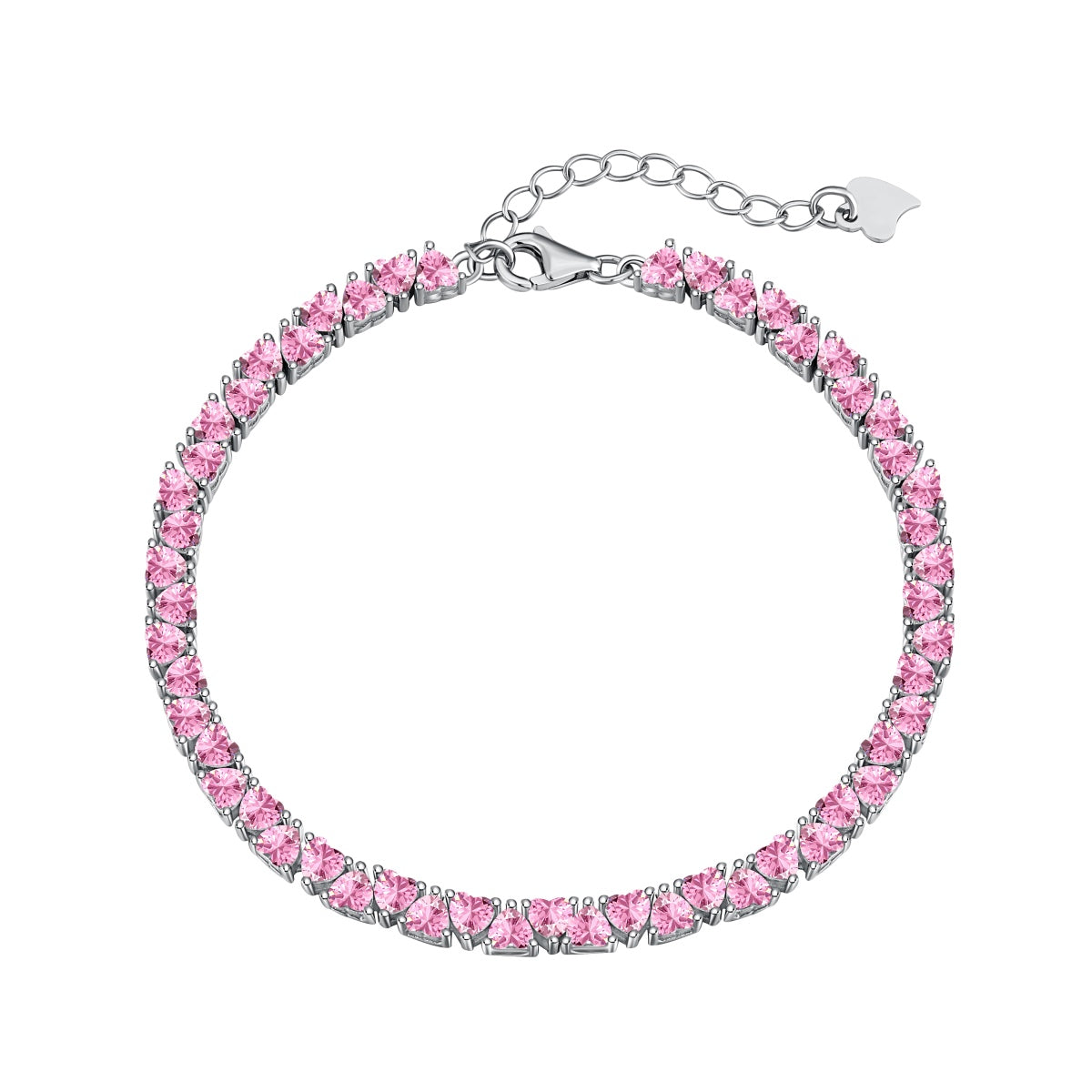 [Kincade]Dazzling Romantic Heart Shape Lover Bracelet