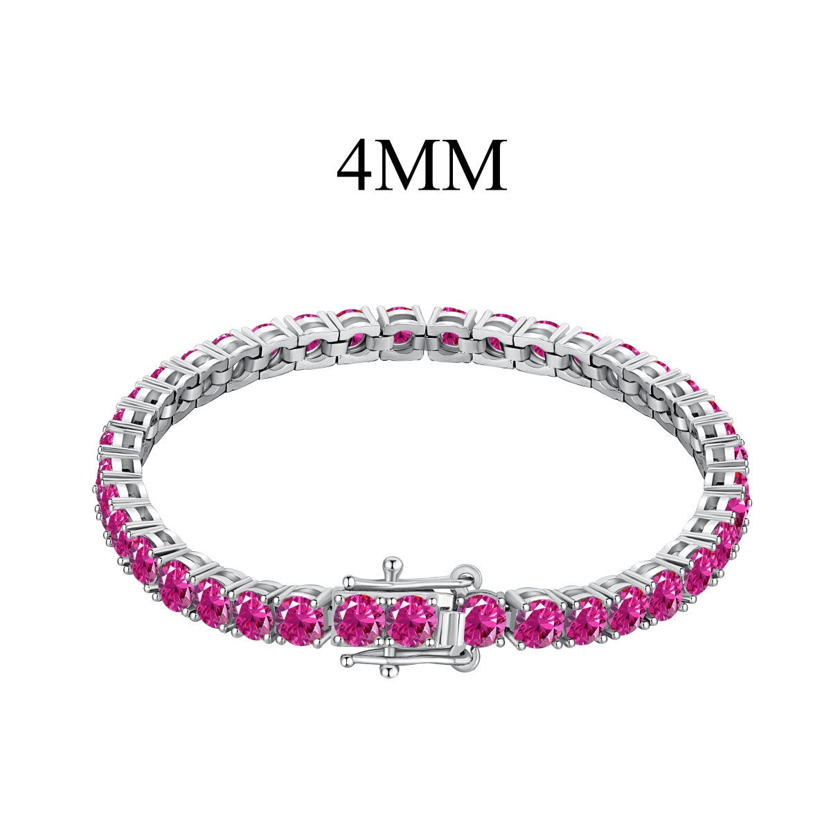 [Kincade Jewelrys]Radiant Colorful Round Cut Party Bracelet