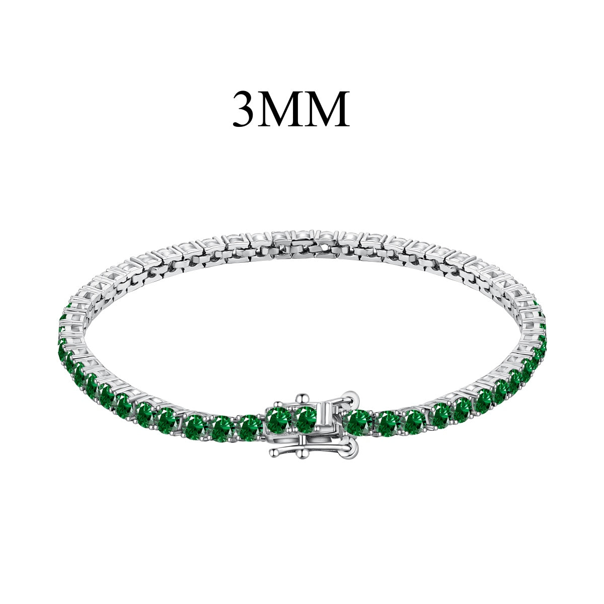 [Kincade Jewelrys]Radiant Colorful Round Cut Party Bracelet