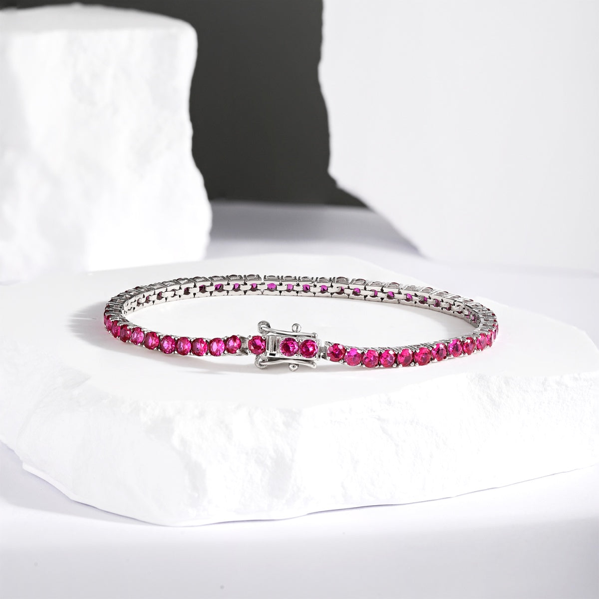 [Kincade Jewelrys]Radiant Colorful Round Cut Party Bracelet