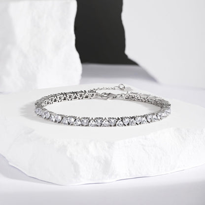 [Kincade]Dazzling Romantic Heart Shape Lover Bracelet