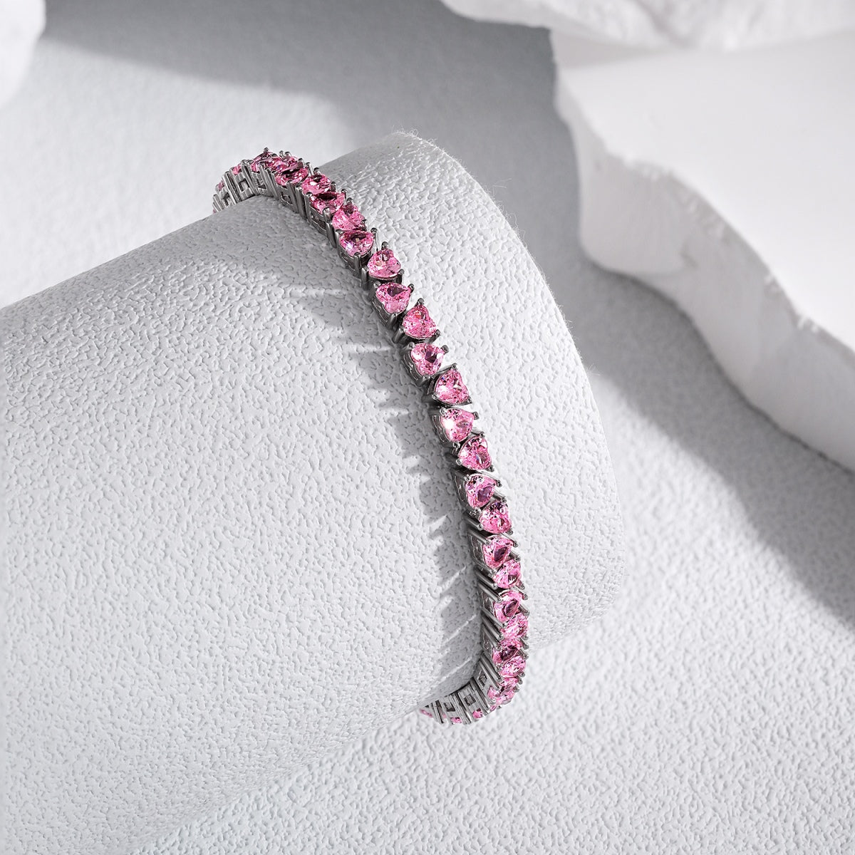 [Kincade]Dazzling Romantic Heart Shape Lover Bracelet