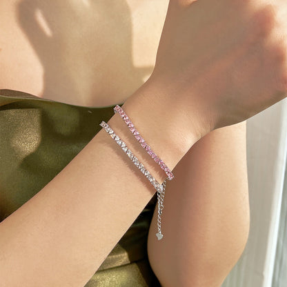 [Kincade]Dazzling Romantic Heart Shape Lover Bracelet
