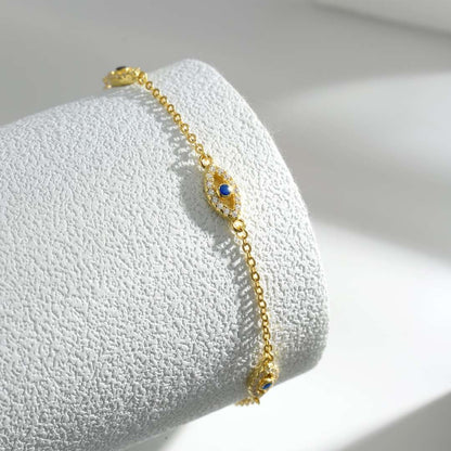 [Kincade Jewelrys]Evil Eye Shape Pendent Necklace