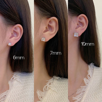 [Kincade Jewelrys]Delicate Square Shape Earrings