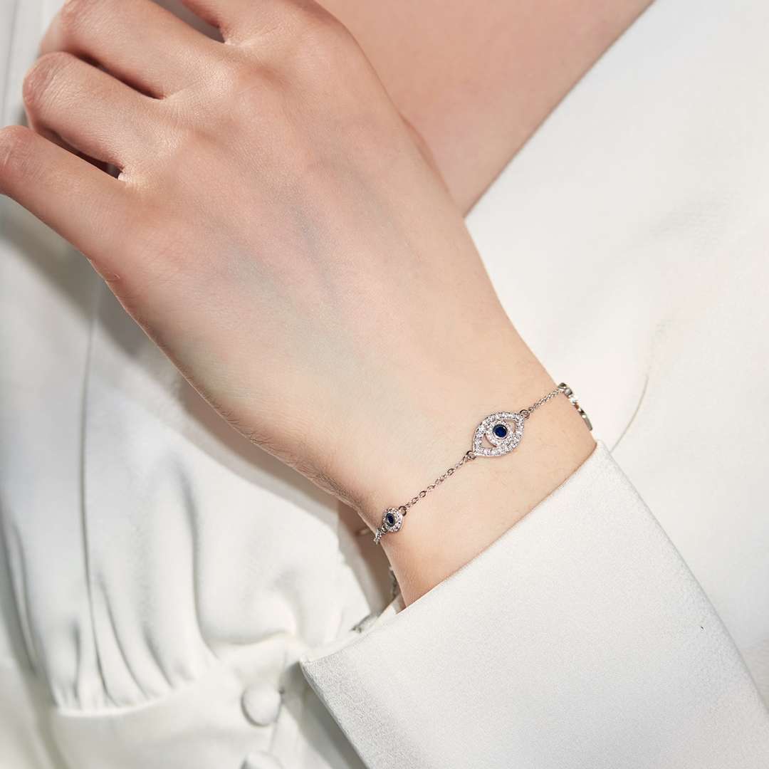 [Kincade Jewelrys]Dainty Eye Shape Necklace