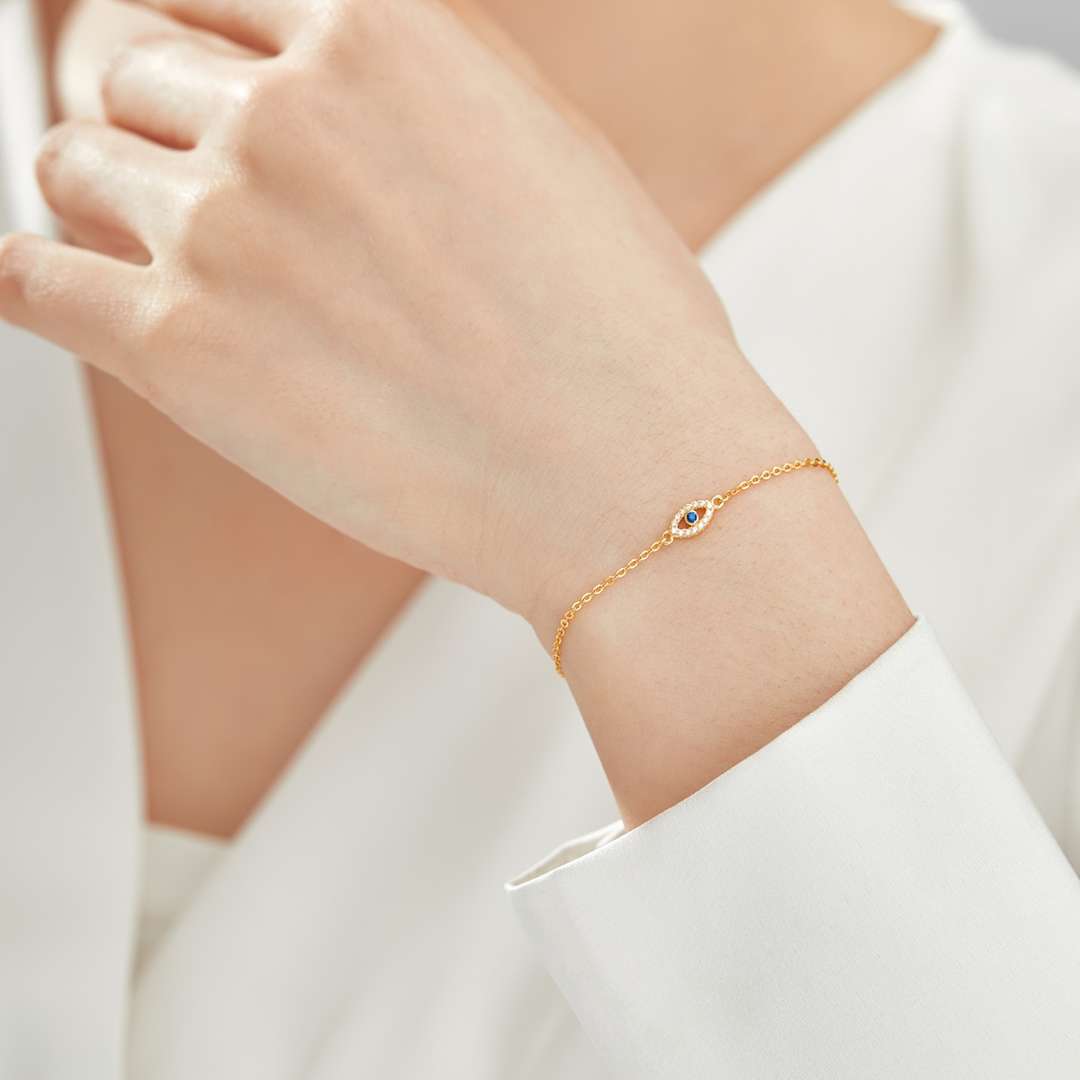 [Kincade Jewelrys]Evil Eye Shape Necklace