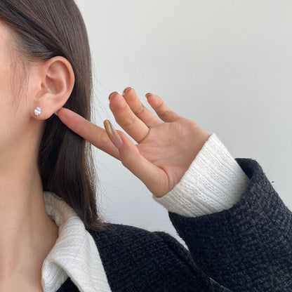 [Kincade Jewelrys]Oval Classic Dignified Elegant Earrings