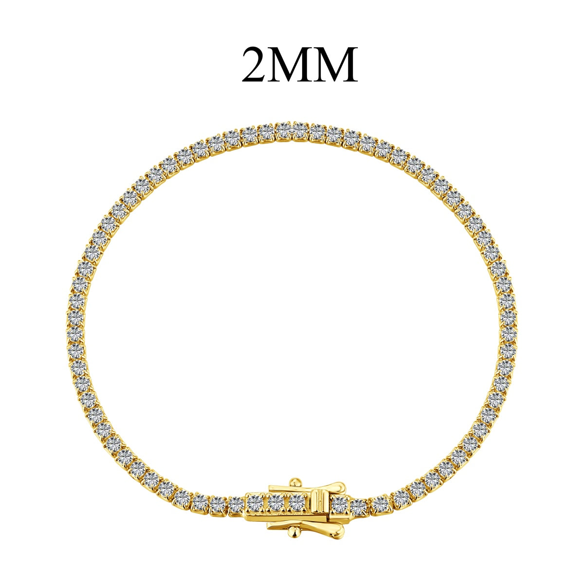 [Kincade Jewelrys]Radiant Colorful Round Cut Party Bracelet