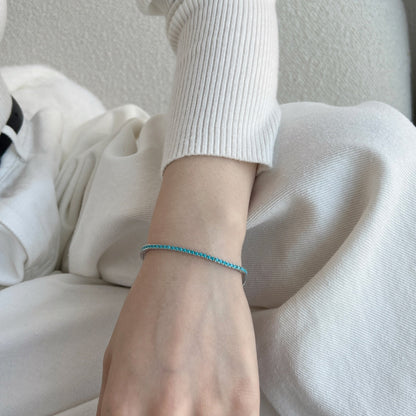 [Kincade Jewelrys]Dazzling Exquisite Round Cut Daily Bracelet