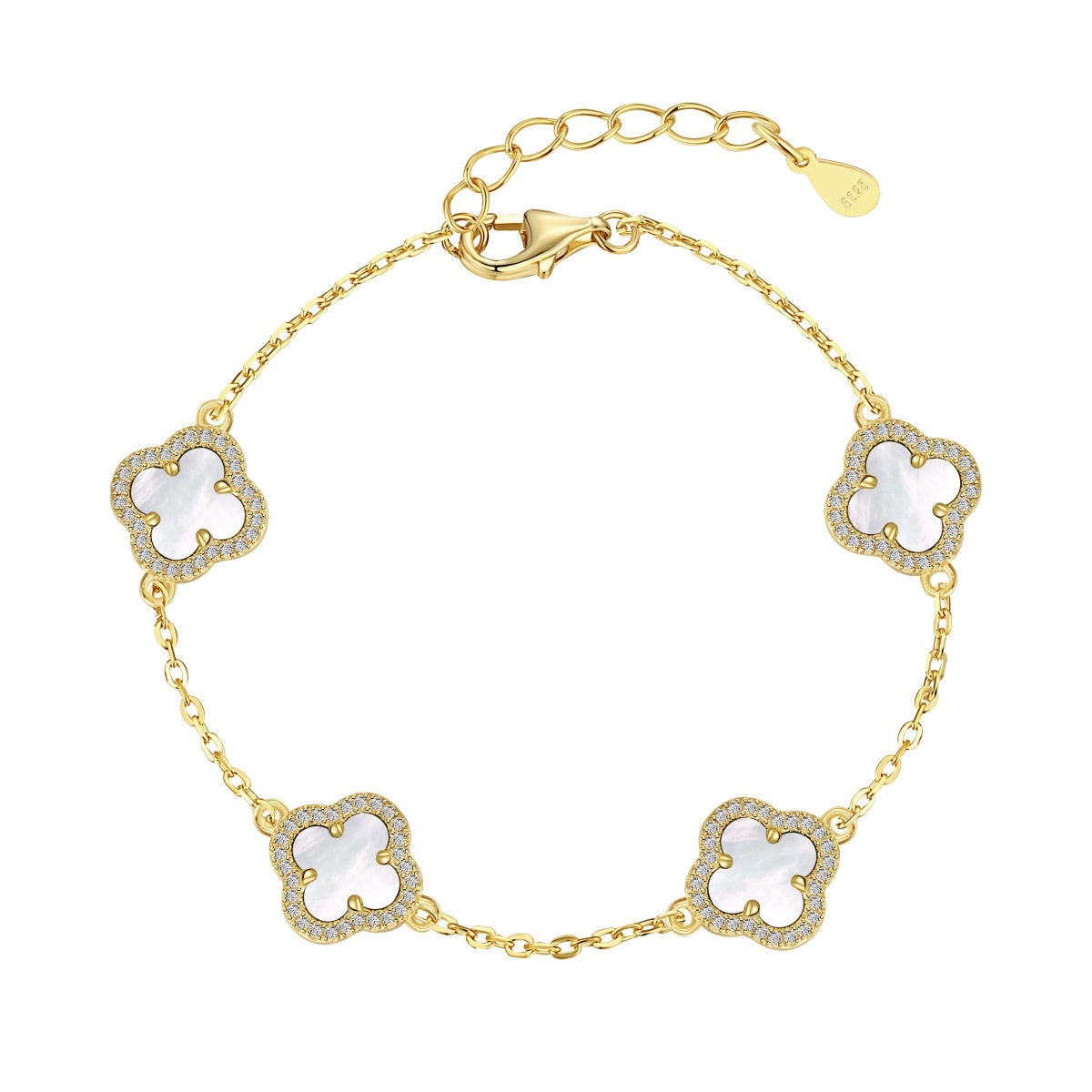 [Kincade Jewelrys]Four-Leaf Clover Exquisite Bracelet